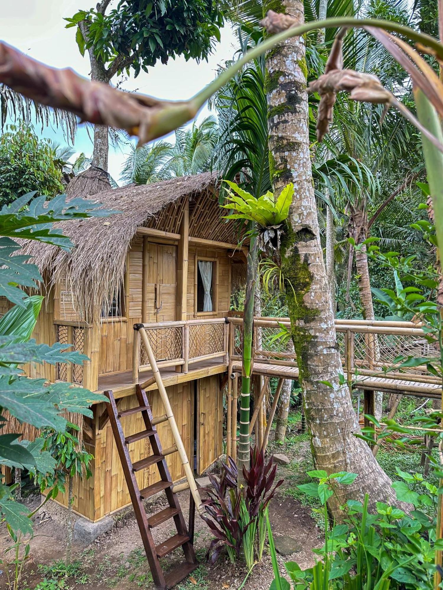 Kawig Bamboo House - Ricefield View, Eco Bamboo Home Tampaksiring Exterior foto